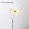 A White Violet [Send a Bundle of Flowers, Leaves and Hemp Rope]]