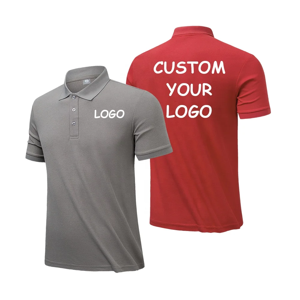 High Quality Quick Drying Comfortable Plain Casual Business Wear Sports Breathable Golf T Shirt Custom Cotton Polo Shirt for Men
