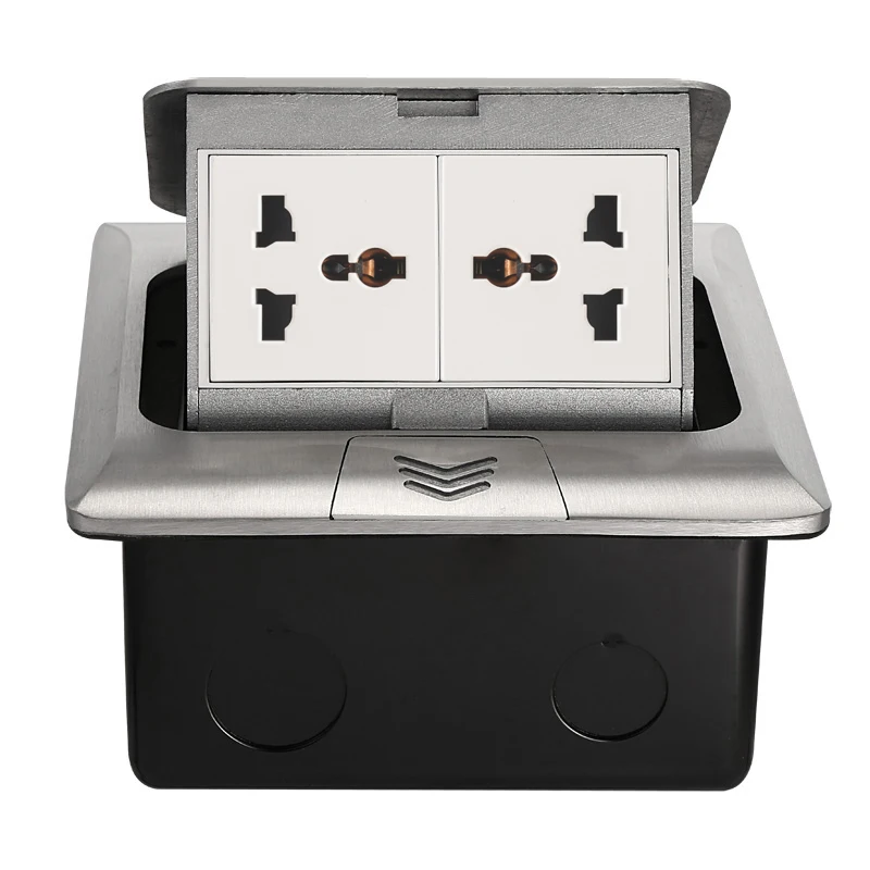 Customized multi-function multimedia socket EU Electrical Outlet Socket  Pop up the audio and video socket