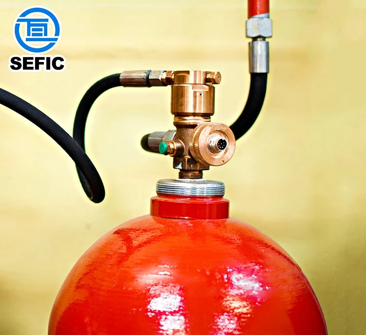 IG55, IG541 Fire Protection System 80L Fire Suppression System N2 Nitrogen Gas Cylinder Inert Gas