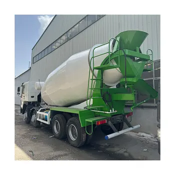 Sale of almost new 12 cubic meters of small Sinotruk cement trucks