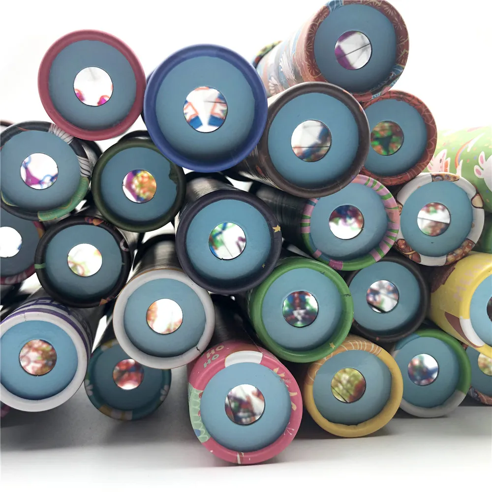 Оптовая продажа, большой вращающийся калейдоскоп, детские развивающие игрушки, волшебный калейдоскоп