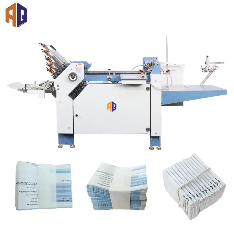 A2 Paper Automatic Folding Machine Paper-tri-fold-machine Paper Folding Stacking Machine