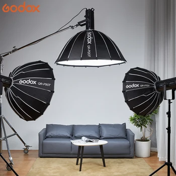 Godox Softbox Accessories QR-P150T 150CM Quickly Release Parabolic Softbox Video LED Light Live Broadcast Bowens Studio Flash product image