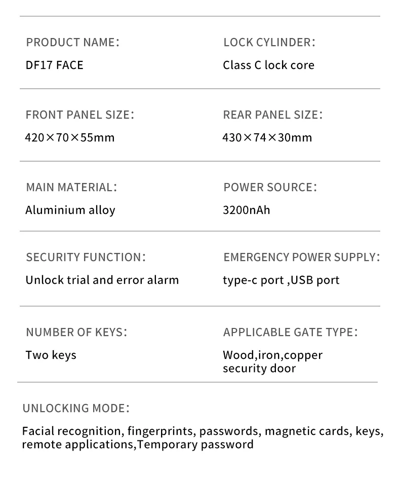 广州ONLENSE 3D人脸可视对讲自动指纹锁Wishome APP别墅公寓门锁支持OEM