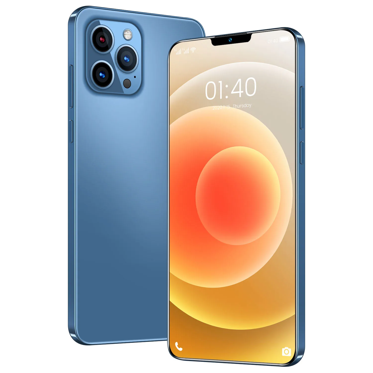 
Смартфон i12 Pro Max +, 6,7 дюйма, 12 + 512 ГБ, Android, 10 ядер, 5G LET phone 3, камера, распознавание лица, разблокированный мобильный телефон 