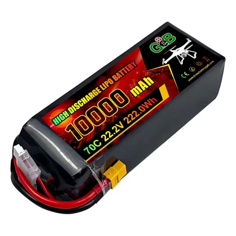 แบตเตอรี่ UAV 6S อัตราสูงที่ปรับแต่งได้ 22.2V 7000mAh 9000mAh สำหรับโดรน UAV แบตเตอรี่ลิเธียมสำหรับโดรน