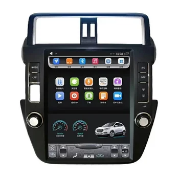 12.1inch Android 10 Radio With Tesla Style Touch Screen For Toyota Prado 2010-2013 Car GPS Navigation Car DVD Stereo Player