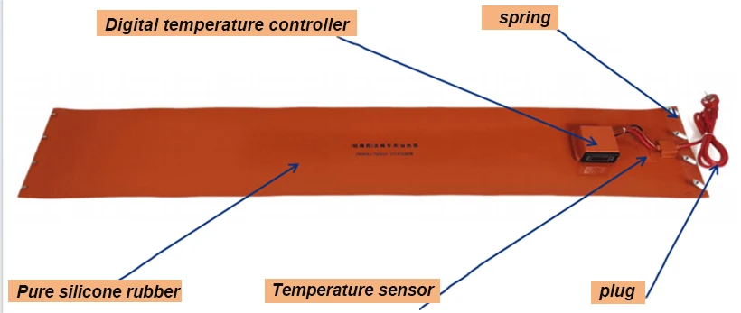Oil Drum Heater Flexible Silicone Rubber