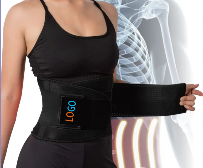 Compression Adjustable Women Back Support Tummy Control Neoprene Sweat