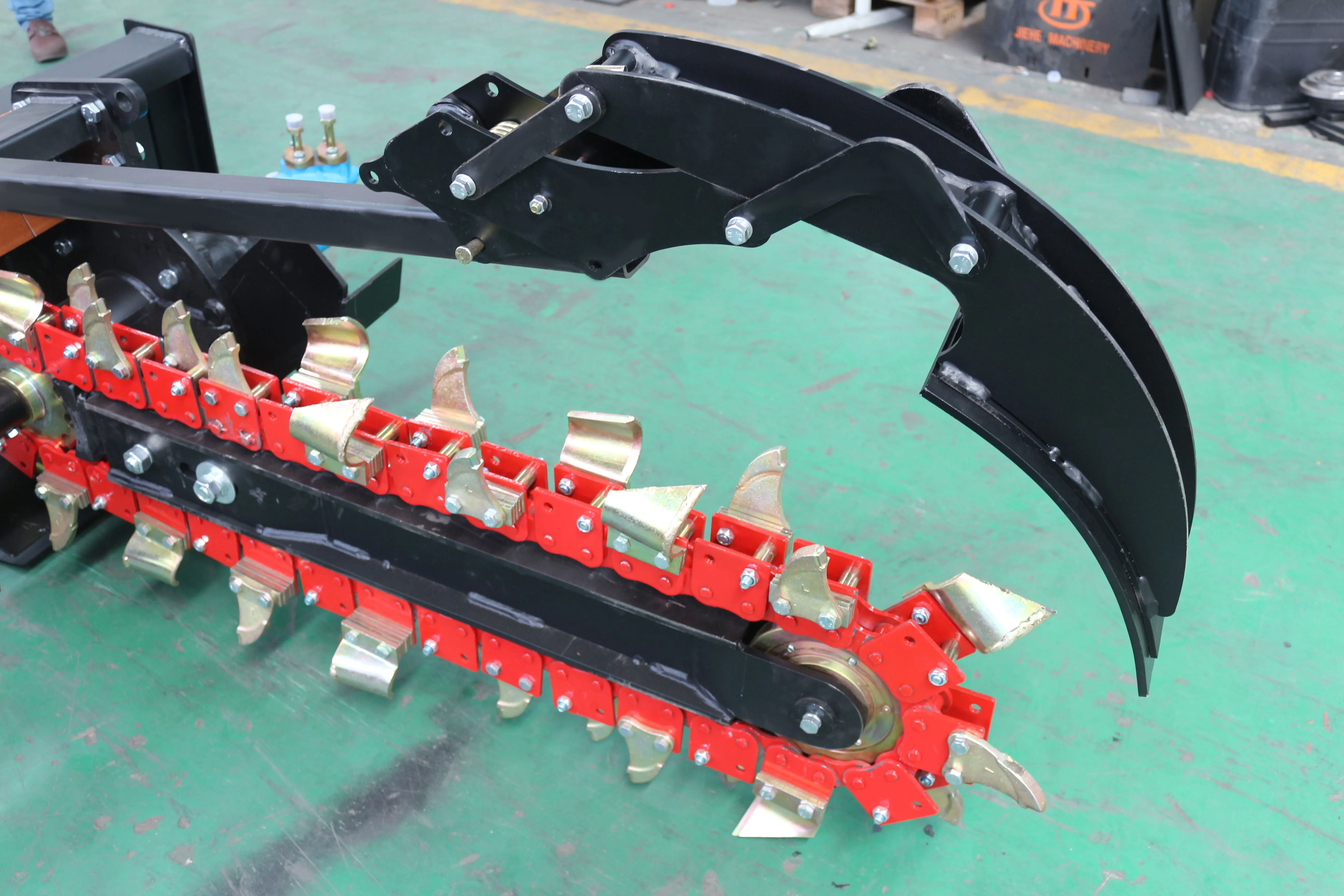 Chain Saw Ditching Trenching Machine Farm Trencher For Skid Steer