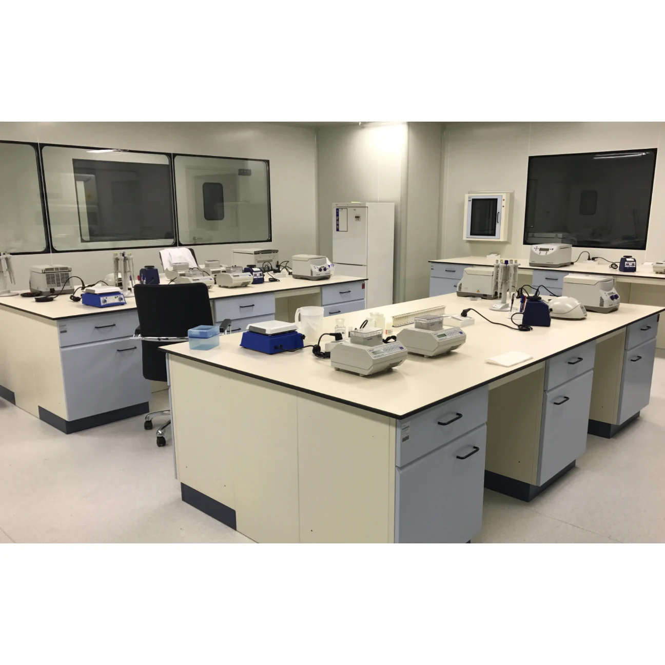 H-frame Modular Workstation Lab Clean Bench Furniture for Science and Medical Side Cosmetic Laboratory Furniture Tables