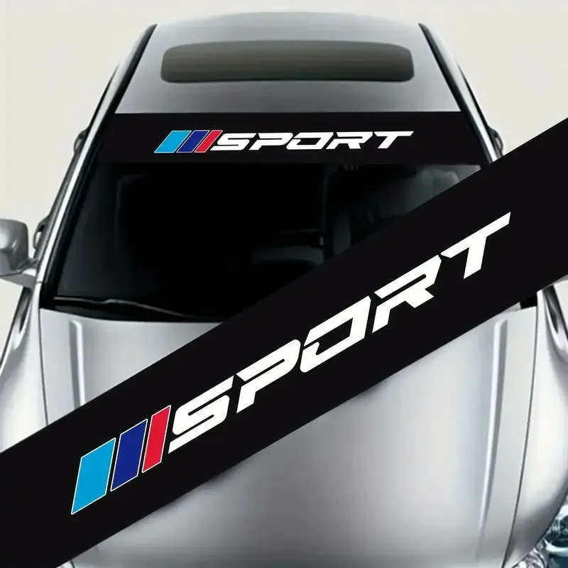 Custom Logo Car Windshield Decal Front Rear Windshield Window Banner Vinyl Decal Stickers for Car Windshield Banner