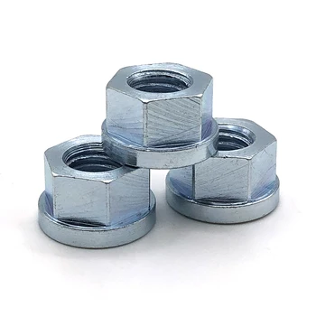 Dado flangiato con dentatura di bloccaggio secondo DIN 6923/acciaio inox A2, V2A/dado esagonale con flangia e dentatura di blocco, dado di collegamento (10 pezzi, M3 Dado flangiato con dentatura di bloccaggio secondo DIN 6923/acciaio inox A2, V2A/dado esagonale con flangia e dentatura di blocco, dado di collegamento (10 pezzi, M3