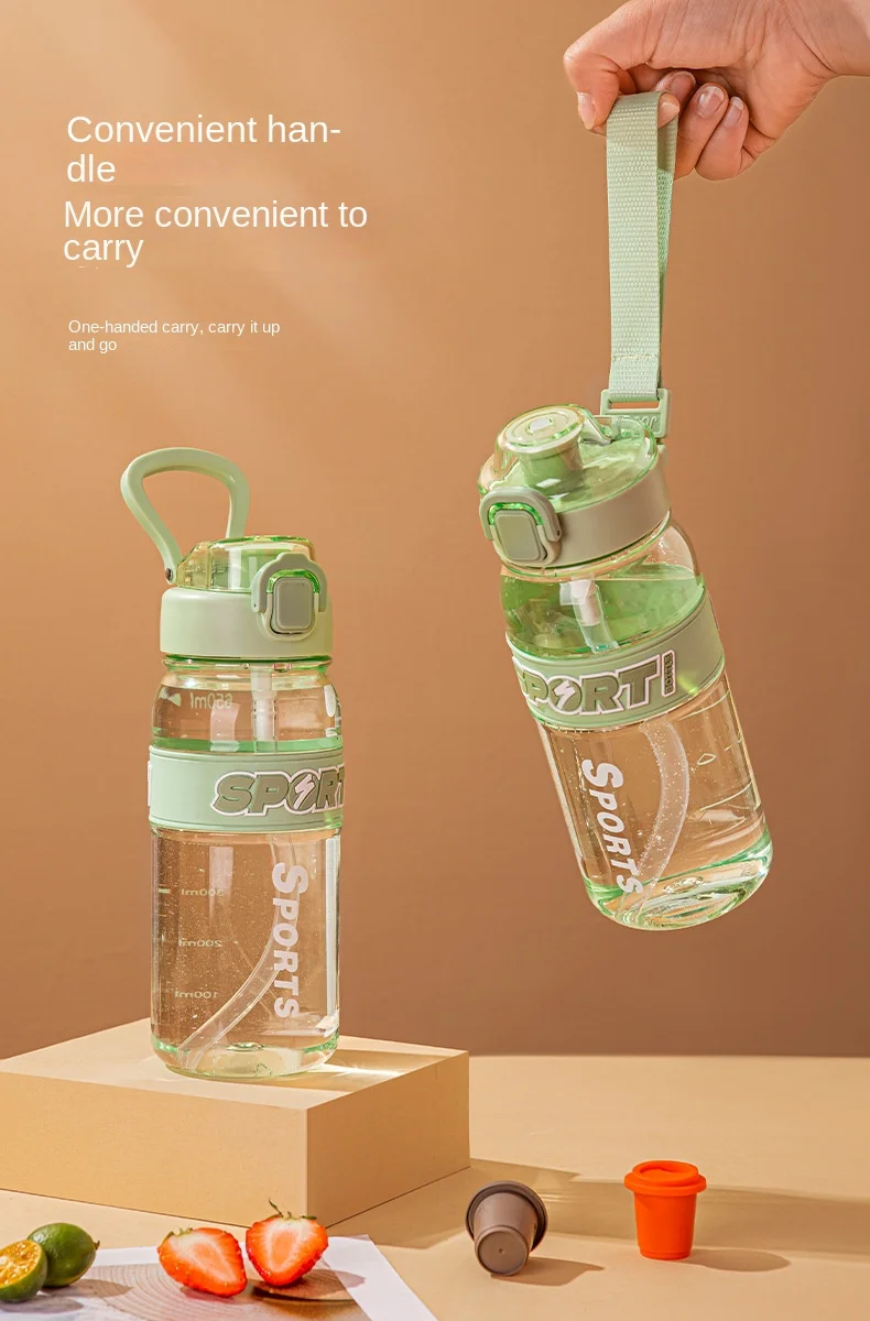 Wholesale 600ML Custom Sports Outdoor Plastic Drinkware Different Styles for Camping