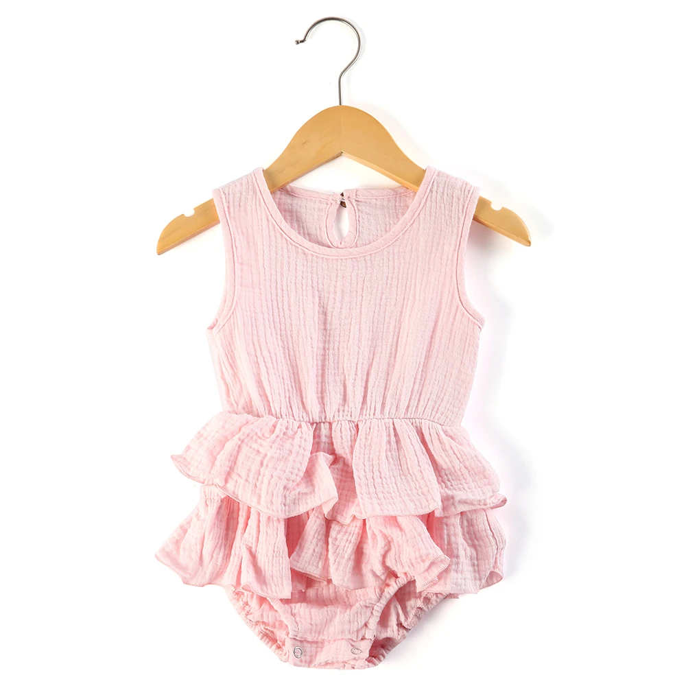 Stock Ete Bebe Vetements Ensembles Aucune Quantite Minimale De Commande 100 Mousseline Blanc Infantile Bebe Filles Barboteuses Buy Barboteuse Pour Bebe Barboteuses Pour Bebe Vetements Pour Bebes Filles Product On Alibaba Com