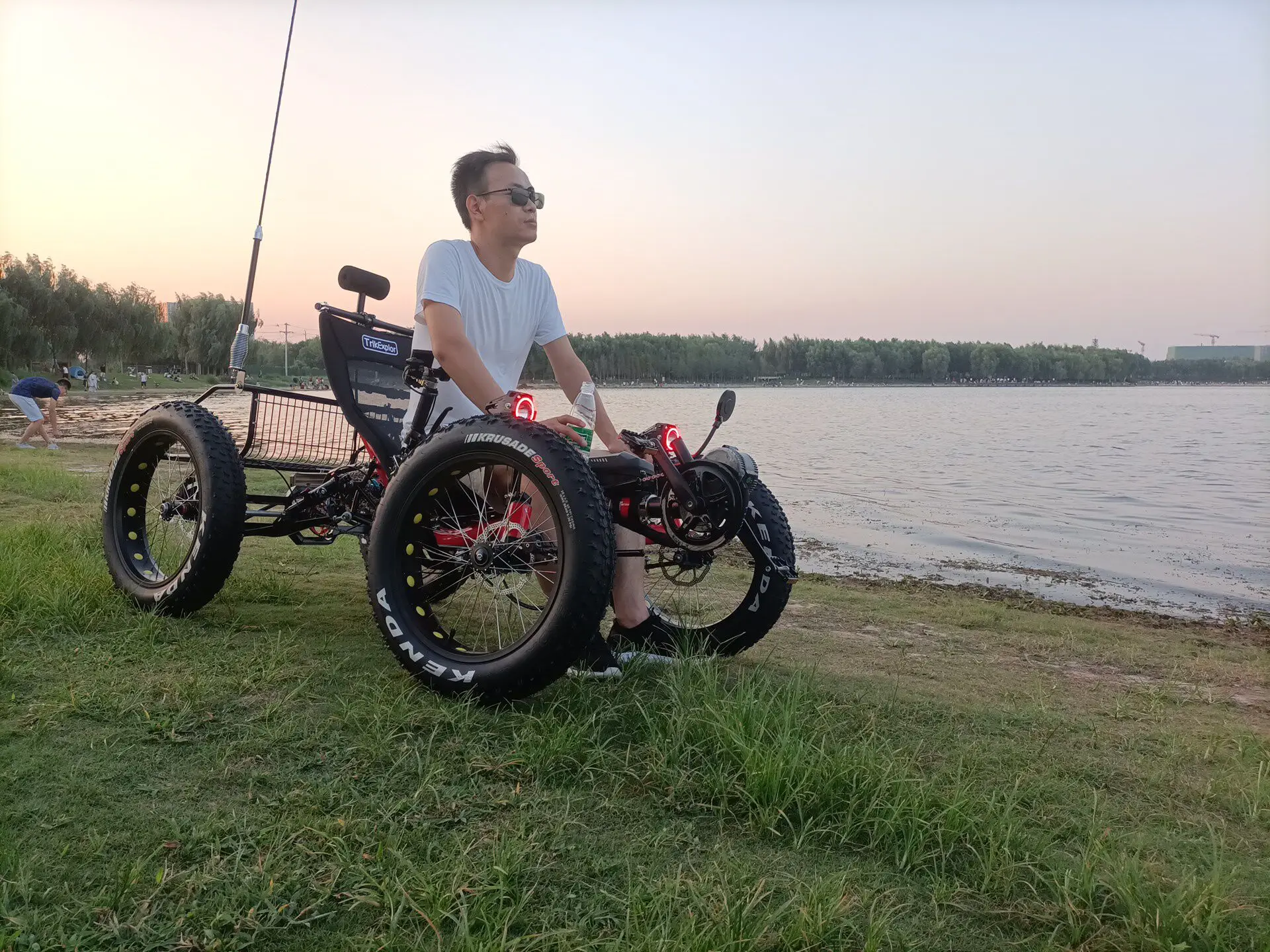 Trikexplor Mountain 4wd Offroad Bafang 500w Electric Fat Tire