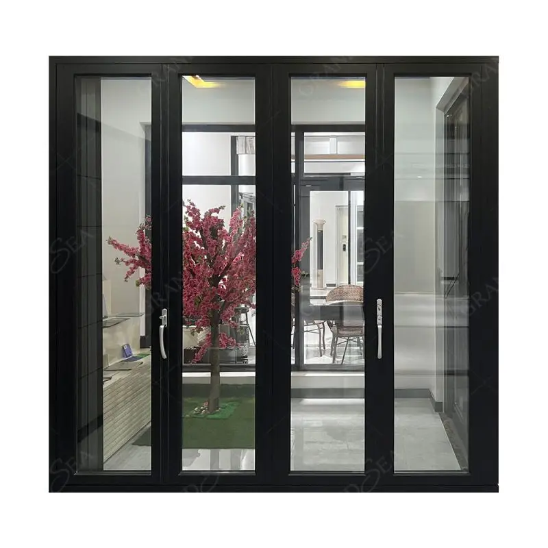 Cheap Price Customized Modern Patio Bifold Door Aluminum Alloy Residential Interior Sliding Folding Doors