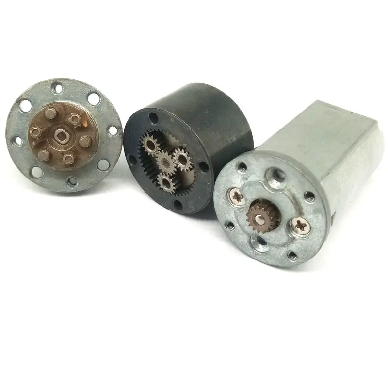 Small Silent Dc Motor Increaser Starter 12V Low Speed Planetary Gearbox Motor