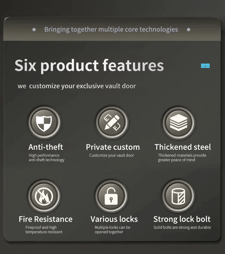 CEQSAFE Sale Decorative Bank Safe Deposit Digital Opening Vault Case Room Making Box Vault Door factory