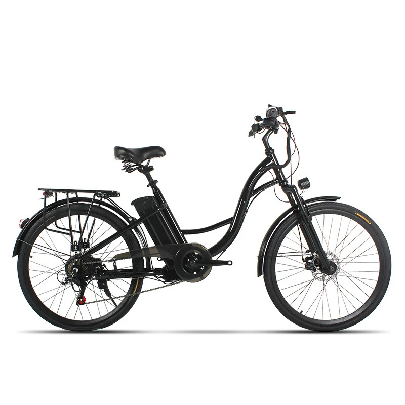 26 Inch Electric Bike - 48V Lithium Battery & 7 Speed Gears