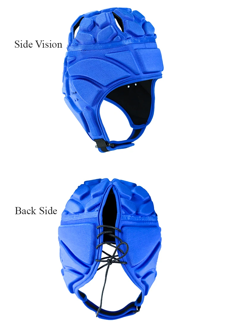 GETYOU Profession Goalkeeper Helmet Adjustable Anti-Collision Football Soccer Goalie Helmet Guard Breathable Head Support Protection Gear 