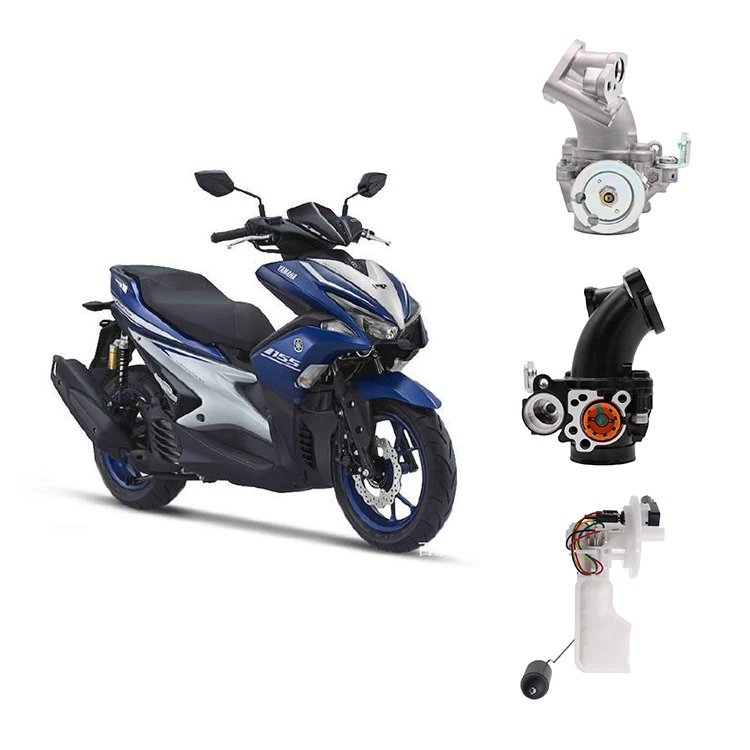 Топливный насос USHI RACING AEROX155 NVX155, корпус дроссельной заслонки, пользовательский дизайн логотипа, аксессуары для мотоциклов Yamaha