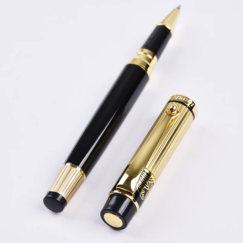 Luxury Metal Ballpoint Pen Imitation Emboss Pattern