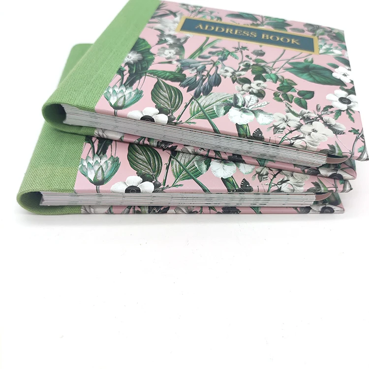 Custom Print Fabric Paper Inner Spiral Daily Planner Notepad Cute