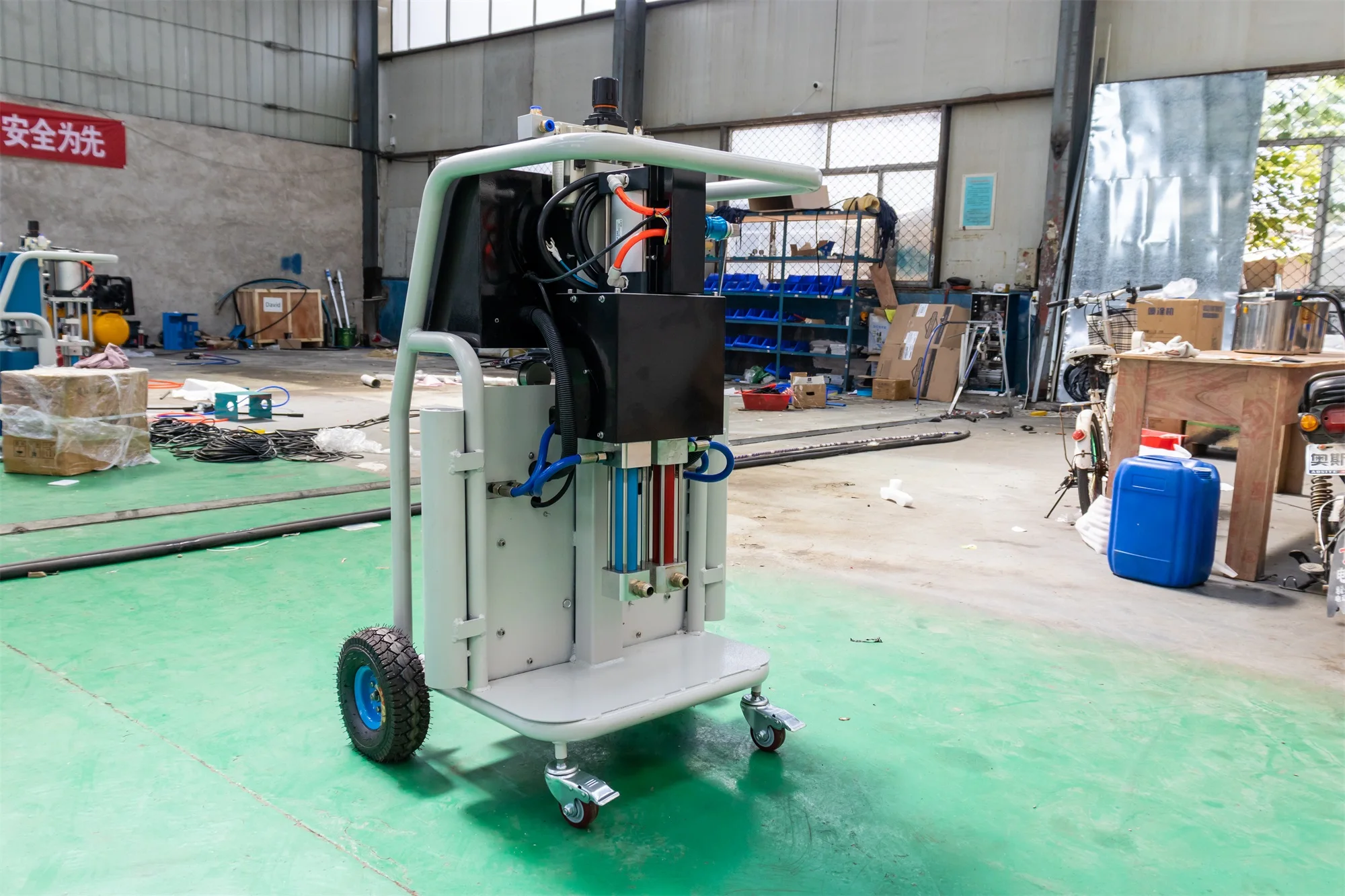 Free Shipping Two-component Pu Foam Mixing Machine Polyurethane Spraying Equipment Best Sale