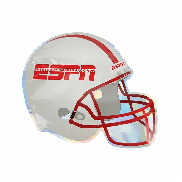 Oem Design Plastic Lamin Holographic Irregular Helmet Special