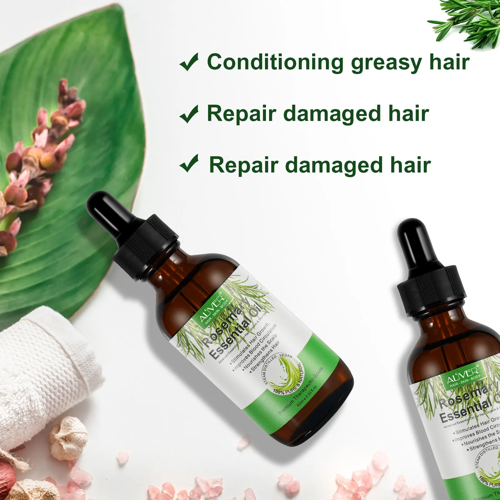 Aliver Nourishing Hairrepairing Growth Scalp Care Wholesale Rosemary