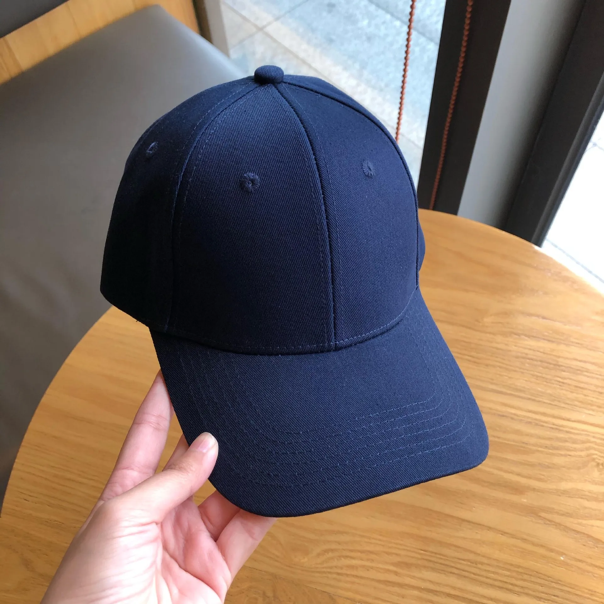 Unisex Hip Hop Hat Cotton Baseball Hat Vintage 6 Panel Adult Blank Plus