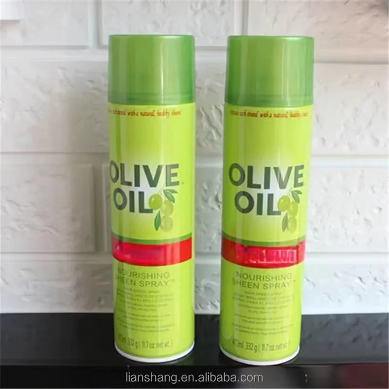 Oem/odm Organic Olive Hair Oil Nourishing Sheen Spray 472ml Olive Oil Hair Spray Buy Olive Oil