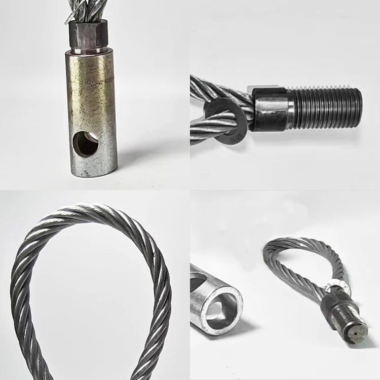 New Arrival Steel Wire Rope Threaded Lifting Loop for Precast Concrete Accessories