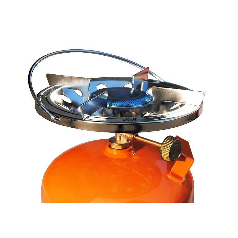 JG Single Burner Outdoor Camping Mini Gas Stove Blue Flame Home Cooking Gas  Burner Cooktops LPG Natural Gas Stove Burner