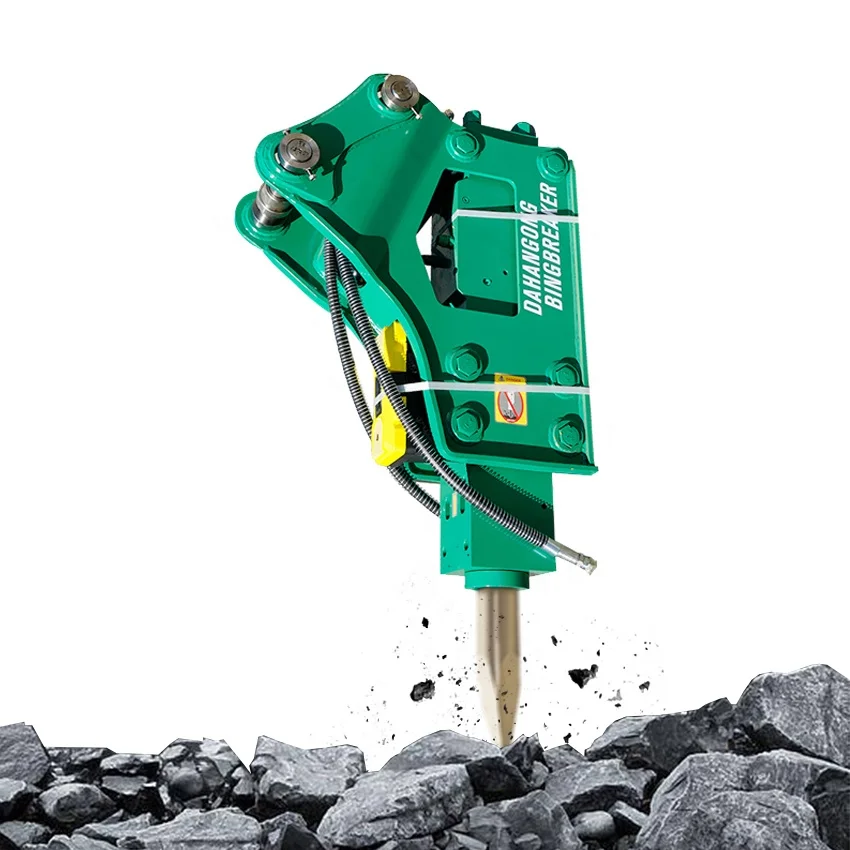 Строительное оборудование, молоток, отбойный молоток для бетона, отбойный домкрат, гидравлический молот для экскаватора глушителя