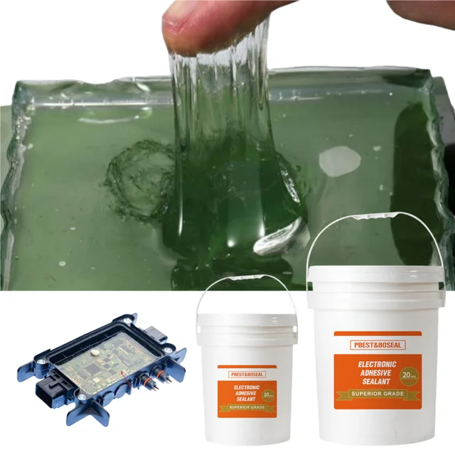 Room Temperature 1:1 Two Component Dielectric Insulating Silicone Gel for encapsulation protection of Electronic components