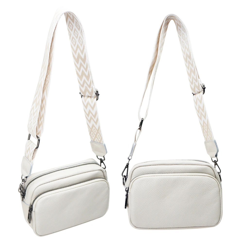 Camera Crossbody Bag Women PU Leather Shoulder Purse