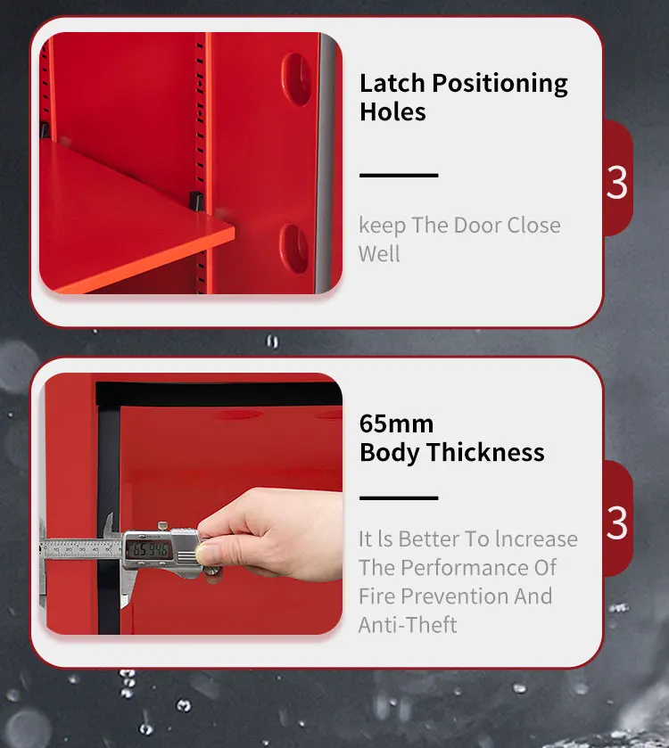 CEQSAFE Home Steel High Security Digital Electronic FireProof Safe Money Box factory