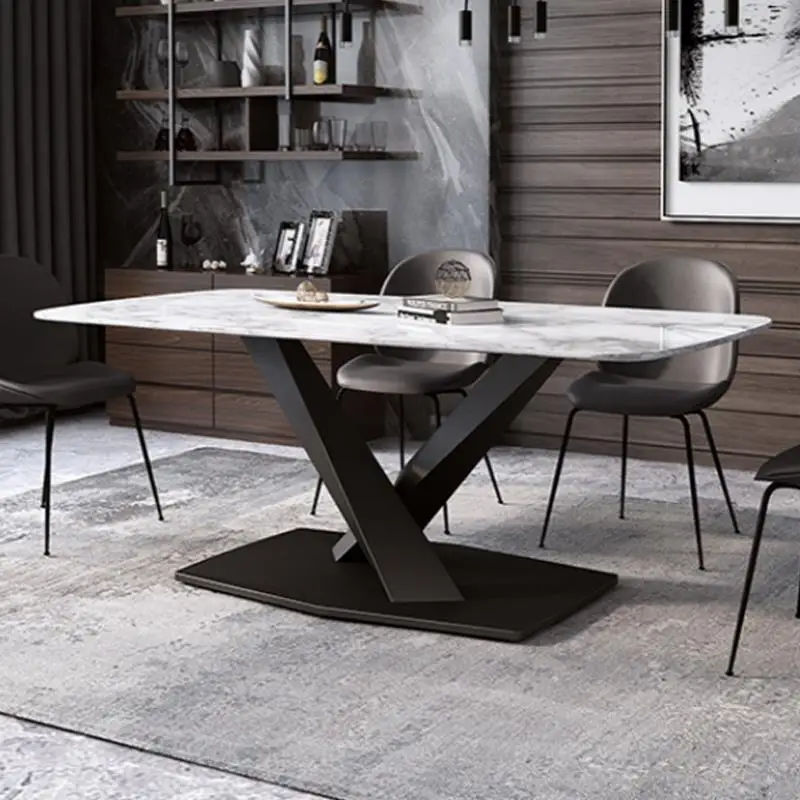 Top Dinning Table Factory Wholesale Dining Table Set Modern Simple Dining  Table 2021 Newest Best Seller Marble Home Furniture