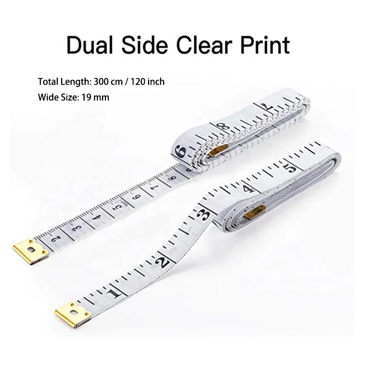 120inch Tailors Gift Clothing 3m Measuring Tape Medical Promotion