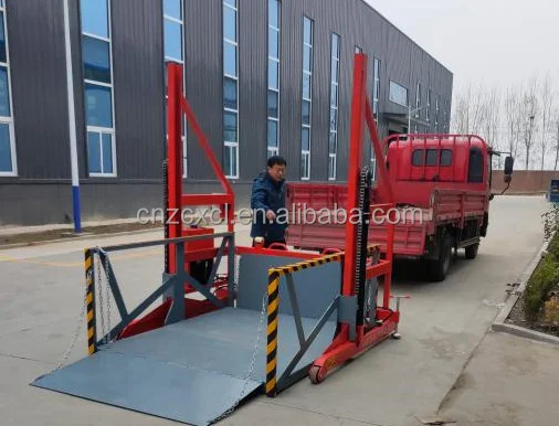 Loading And Unloading Lifting Platform Loading Capacity 2 Tons For ... image.