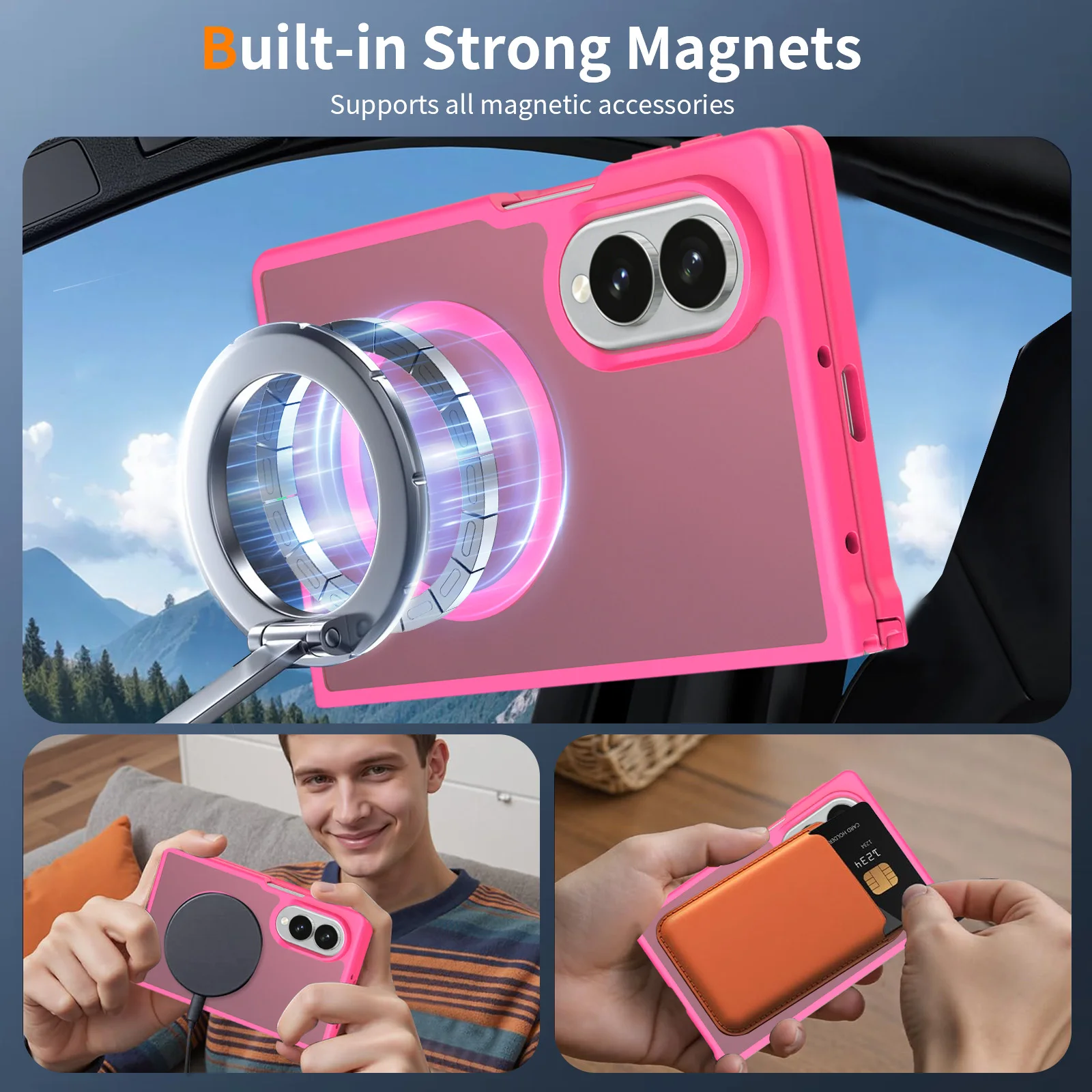 product full protective cases for iphone 18 fold new trend magnetic tpupc covers all colors available support logo customization-7