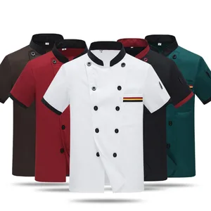 Personalized Customized Chef Jacket Hotel Kitchen Restaurant White Black Chef Coat