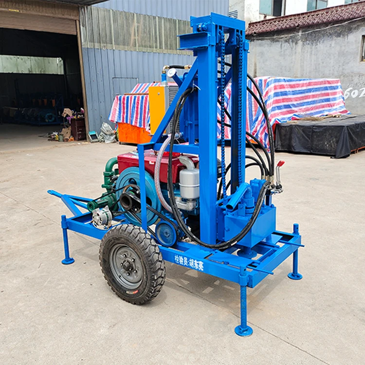 Cheap Price Small Portable 80m Depth Water Well Drilling Rig for Sale