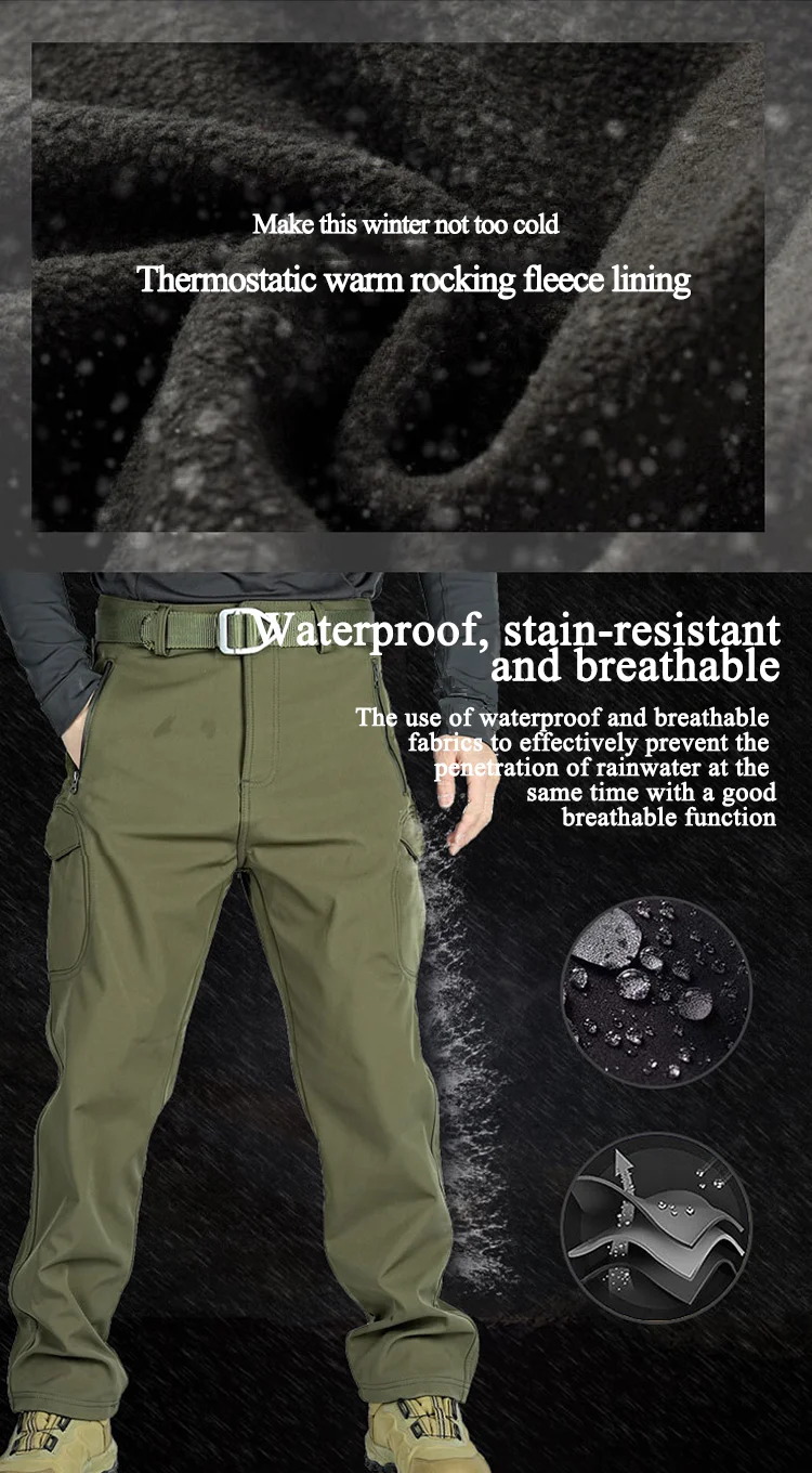  tactical waterproof wear-resistant assault trousers