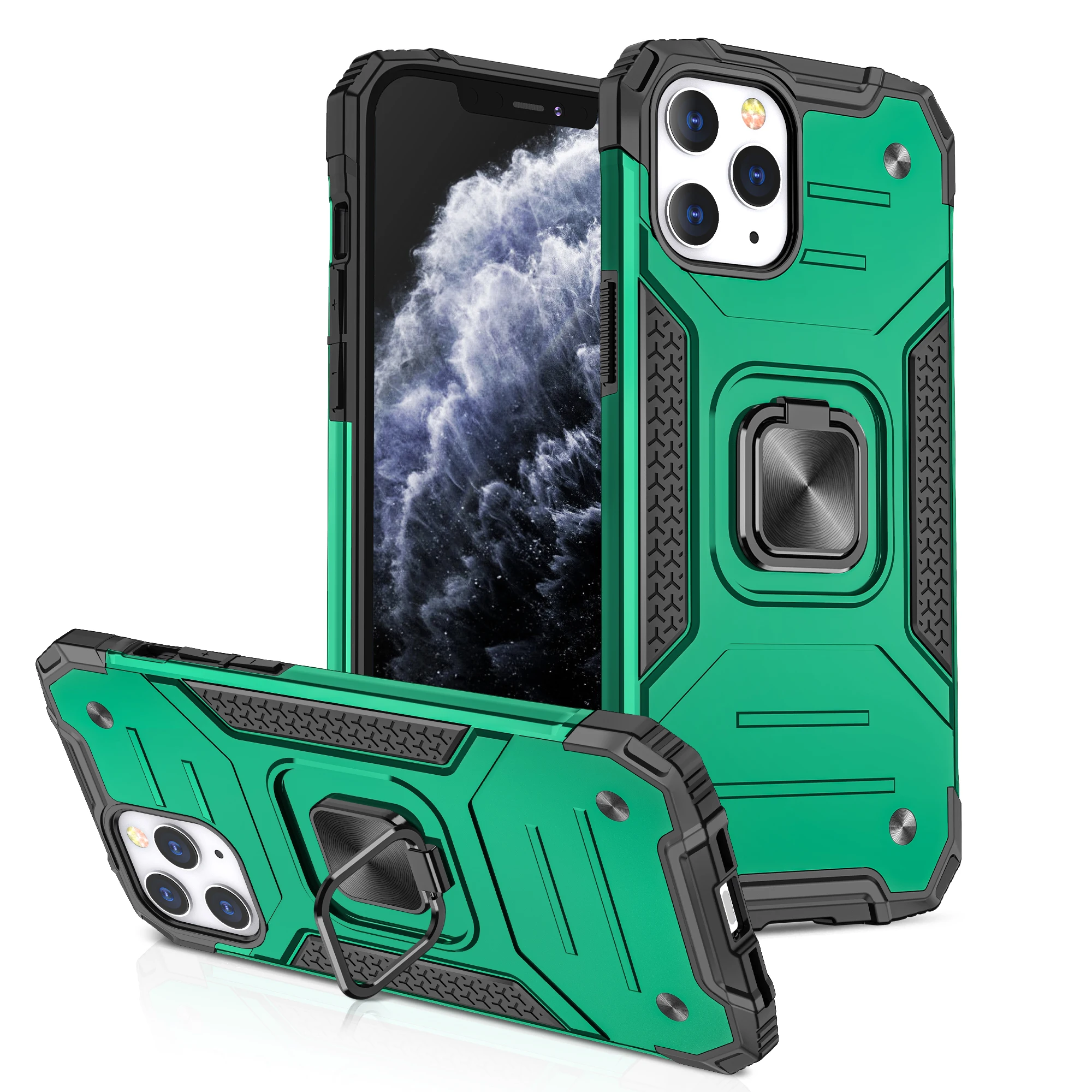 TPU+PC Luxury newest mobile accessories back cover for iphone 6 7 8 XR X1112 kickstand cell phone case