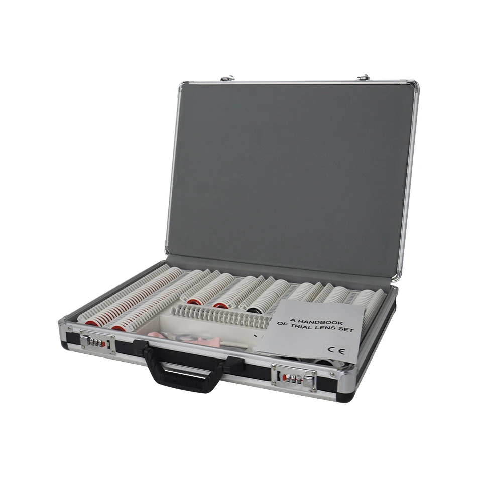 Wholesale Optical Optometry 266 Pieces Eye Test Box SL-266A5 Trial Lens Set Trial Lens Box