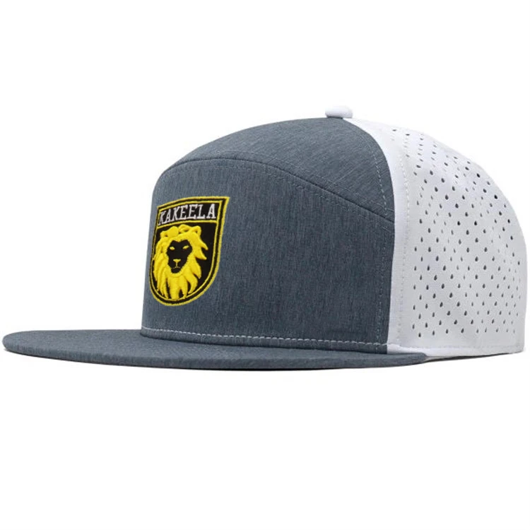 Customized Baseball Cap In Bulk 5 Panel Golf Caps With Pvc Logo Hydro